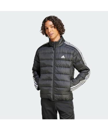 Buy Adidas Adult Essentials 3-Stripes Light Down Jacket for Men - L Black | International Shipping Available - Buy Online on GoSupps.com