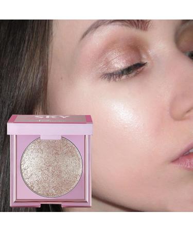 Highlighter Powder 8g Ultra Fine Girls Highlighting Makeup Powder Long Lasting Highlighting Cosmetics for Face Brow Lips Girls Makeup for All Skin Types - Buy Online on GoSupps.com
