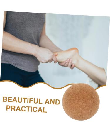 Orfofe Massager 2-St Yogall Cork Peanut - Fascia Neck & Foot Massage Device | High-Density Yoga Aid Ball (100mm) - International Shipping Available - Buy Online on GoSupps.com