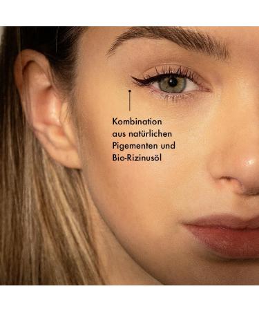 SANTE Naturkosmetik Liquid Eyeliner 02 Coffee with valuable organic castor oil vegan kajal with precise tip longlasting formula for an expressive look dark brown 35 ml 02 coffee 35 ml 1er Pack - Buy Online on GoSupps.com