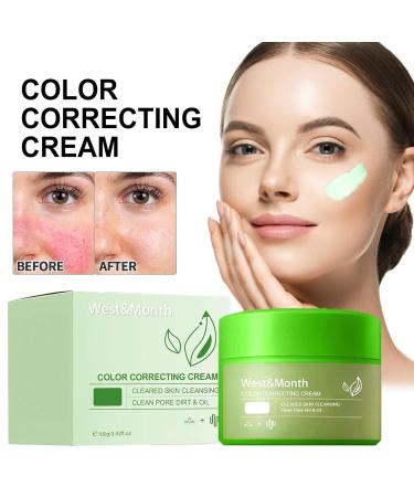 Color Correcting Cream - Hydrating Redness Treatment & After-Sun Care - Soothing Facial Cream for Spot Lightening (100g - Buy Online on GoSupps.com