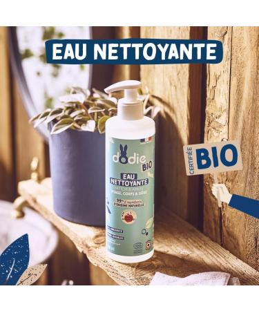 DODIE Organic Cleansing Water - Face Body and Seat - from Birth - 400 ml - Buy Online on GoSupps.com