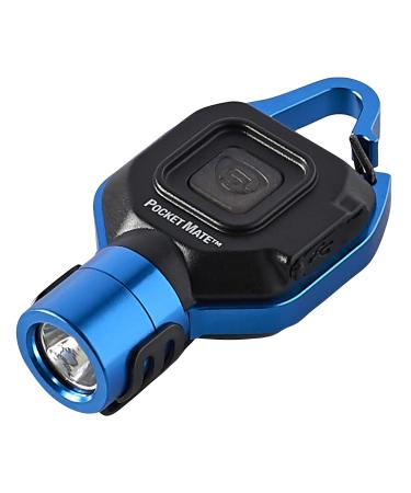 Streamlight 73302 Pocket Mate 325-Lumen Pocket Keychain/Clip-on USB Rechargeable Flashlight, Blue