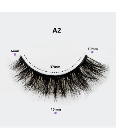 Shop 7 Pair Multipack Wispy Cat Eye False Eyelashes | Fluffy Faux Mink Lash Extensions for Natural Volume - Buy Online on GoSupps.com