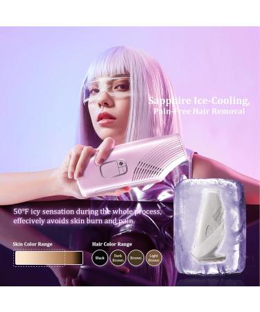 Laser Hair Removal Device for Women and Men - 999,900 Flashes, 9 Energy Levels - Permanent IPL Hair Removal Tool for Facial, Legs, Arms, Whole Body (White) - Buy Online on GoSupps.com