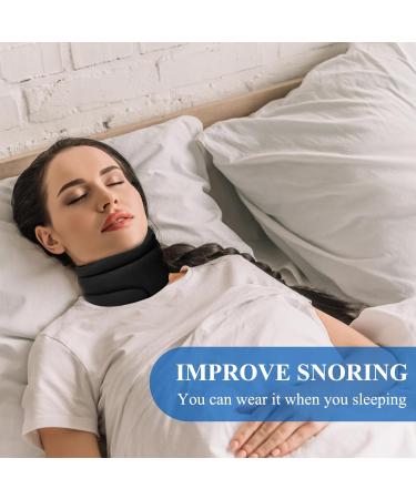 FEXPDL Cervicorrect Neck Brace Soft Foam Neck Brace Universal Cervical Collar Adjustable Neck Cervical Neck Brace for Snoring(black - Buy Online on GoSupps.com