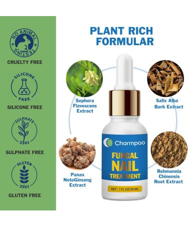 Antifungal Nail Treatment - Potent Toe Nail Fungal Treatment for Men and Women - 1Fl Oz/30ml - Buy Online on GoSupps.com