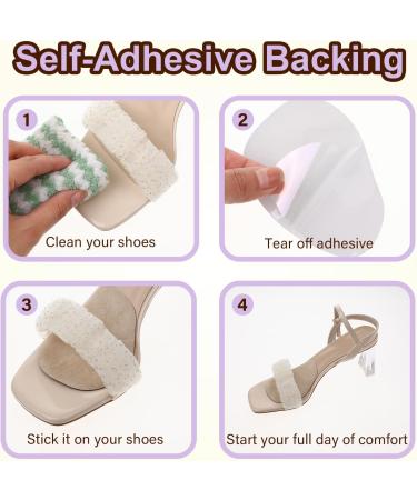 High Heel Comfort Pads - 6 Pairs Silicone Metatarsal & Forefoot Cushions for Women | Non-Slip Ball of Foot Inserts - Buy Online on GoSupps.com