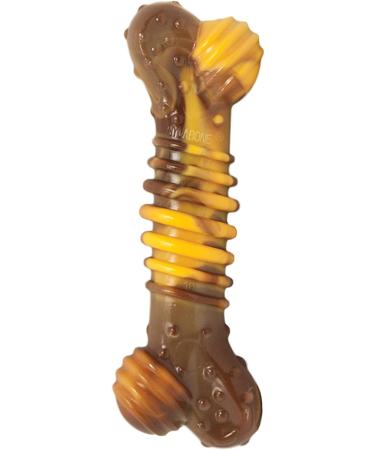 Nylabone Chew Toy for Extreme Chewers - Beef & Cheese Flavor Textured Bone | International Shipping Available - Buy Online on GoSupps.com