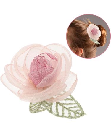 minkissy Girls Hair Accessories Flower Hair Accessories Girl Hair Accessories Bridal Hair Accessories Flower Hairpin Hair Clips for Women Cute Hair Clips Miss Plastic Side Clip Rose - Buy Online on GoSupps.com