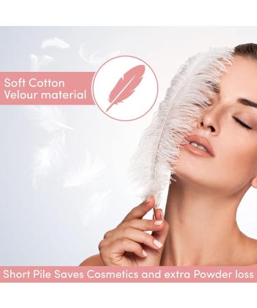 Makeup Powder Puffs Velvet Soft Triangle Powder Puff Pressed Setting Powder Foundation Puffs for body Face Make up Dry Wet Cosmetics Reusable 2 Count Black Puffs - Buy Online on GoSupps.com