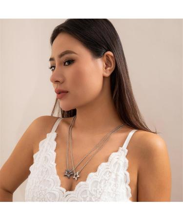 Oralgo's Vintage Star Trailer Chain Necklace - Unisex Cool Jewelry for Everyday Wear - Buy Online on GoSupps.com