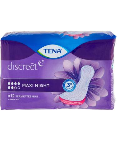 Tena Lady Maxi Night Protection 12 Pack - 12 Count - Buy Online on GoSupps.com
