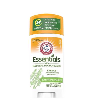 Buy Arm & Hammer Essentials Deodorant Rosemary Lavender 2.5oz (Pack of 3) - Natural Aluminum-Free Fresh Scent | International Shipping Available - Buy Online on GoSupps.com