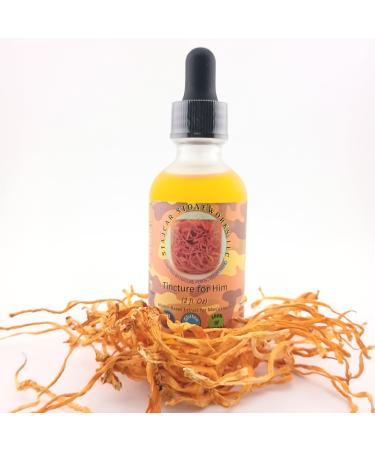 Stajcar Stoneworks Men s Performance Mushroom Tincture - Cordyceps Militaris Extract - Liquid Herbal Supplement for Men s Vitality