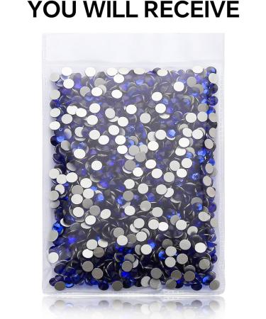 Yhmq 2880 Pieces Royal Blue SS10 Rhinestones for Nails - Nail Crystals (2.6-2.8mm) Perfect for Nail Art & Design - Buy Online on GoSupps.com