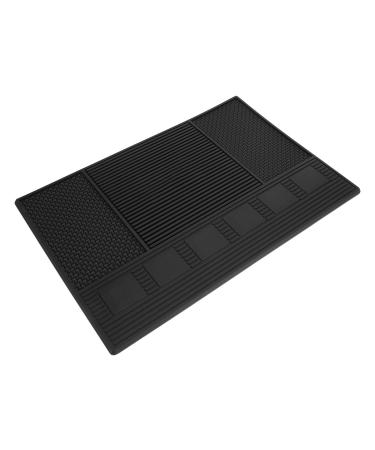 Silicone Barber Mat with Slip Prevention Large Size Work Station Pad for Clippers Scissors Organized & Easy to Cleanse