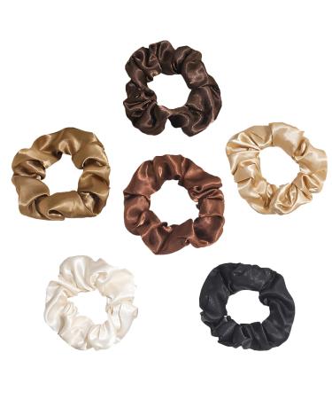 Yunshengmy Scrunchies for Women Premium Velvet Scrunchy for Hair Solid Color Elastic Thick Bands Stylish Scrunchie for Teens Scrunchies for Girls Ponytail Holders