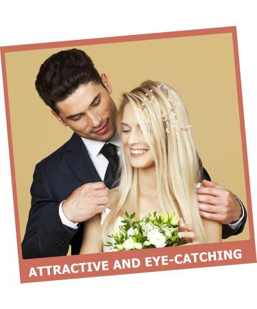 Beaupretty Comb wedding comb hairpiece bridal flower hair pin jewel headbands for women pearl headbands rhinestone hair vine gold hair pin hair comb accessory bride jewelry crystal Gold - Buy Online on GoSupps.com