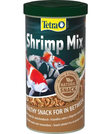 Tetra Pond Shrimp Mix - Natural Shrimp Snack for Pond Fish | High Protein | 1L Can - International Shipping - Buy Online on GoSupps.com