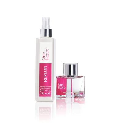 REVLON One Heart Body Mist Fragrance for Women 8 oz 8 Fl Oz (Pack of 1) Floral Woody Lily of the Valley Musks - Buy Online on GoSupps.com