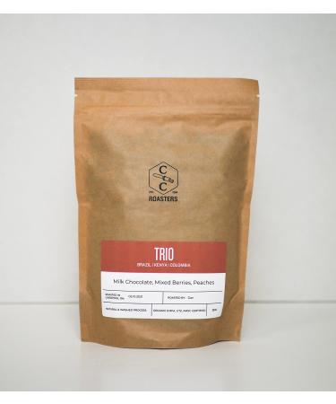 Crosby Coffee Roasters Trio Blend 100% Arabica Speciality Coffee - Light to Medium Roast Espresso Grind 500g