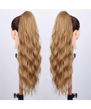 Ponytail Extensions Wavy Fluffy Synthetic Ponytail Hairpiece Natural Soft Daily Use Synthetic Ponytail Extensions for Women Long for Women(Color:Blonde) - Buy Online on GoSupps.com