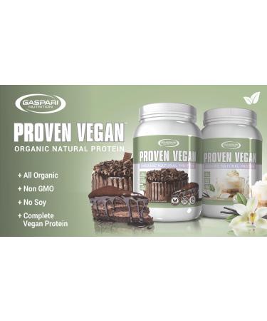 Gaspari Nutrition Proven Vegan Protein - Organic Gluten-Free Soy-Free Non-GMO (2lbs Vanilla Chai Latte) - Healthy Plant-Based Protein Powder - Buy Online on GoSupps.com