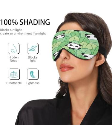 Sleep Mask Cute Panda Night Eye Shade - Adjustable Strap for Men and Women - Buy Online on GoSupps.com