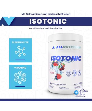 Isotonic Beverage Powder - All-Nutrition Electrolyte Sport Drink 700g | Multivitamin Dietary Supplement (Multifruit) - Buy Online on GoSupps.com