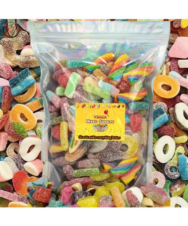 VIMIX Pick & Mix Fizzy Jelly Sweets Bag - Mixed Jelly Sweets Bag (2kg) - Buy Online on GoSupps.com