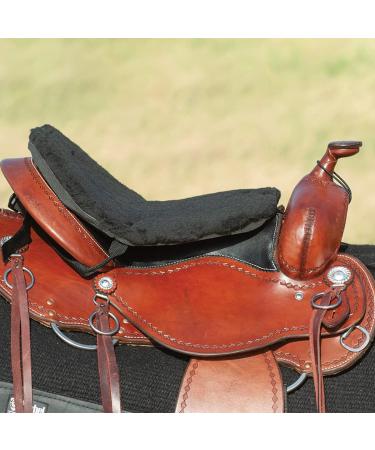 Cashel Western Saddle Large Fleece Tush Cushion - Black | Comfort & Support - Buy Online on GoSupps.com