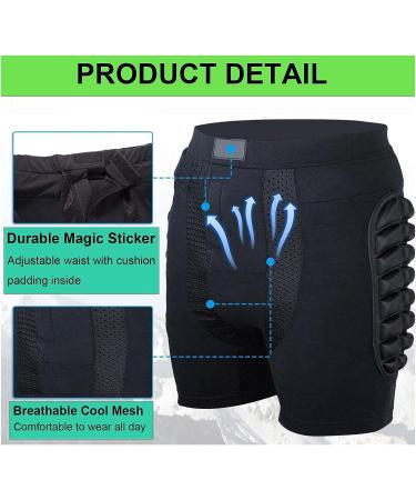 LAOSHE 3-in-1 Padded Knee and Elbow Pads Set for Skiing, Snowboarding, and Skating - XX-Large - Buy Online on GoSupps.com