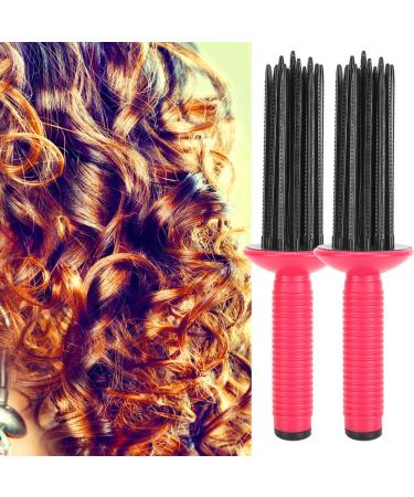 Best Styler for Curly Hair - Anti Slip Curling Wand & Round Brush for Fluffy Curls | International Shipping Available - Buy Online on GoSupps.com