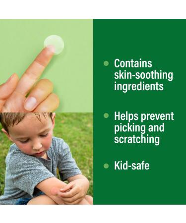 Sarna Bug Bite Patches - Kid-Safe Hydrocolloid Aloe & Chamomile Patches - Vegan Steroid-Free TSA-Friendly - 24ct - Buy Online on GoSupps.com