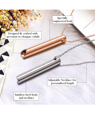 Yizemay Smoking Cessation Neck Chains - Stylish Meditation Breath Accessories for Mindfulness & Anxiety Relief - Buy Online on GoSupps.com