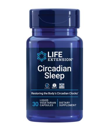 Life Extension Circadian Sleep 30 Liquid Vegetarian Capsules