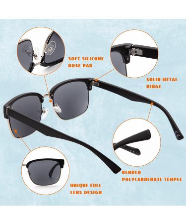 Buy Progressive Multifocal Reading Sunglasses for Men - No Line Bifocal Transition Sun Readers 2.50x - Perfect for Driving & 20ft Distance - Shop Now - Buy Online on GoSupps.com