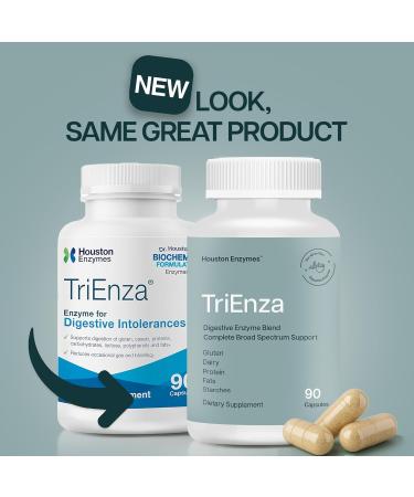 TriEnza Digestive Enzyme for Intolerances | Houston Enzymes 180 Capsules - Buy Online on GoSupps.com