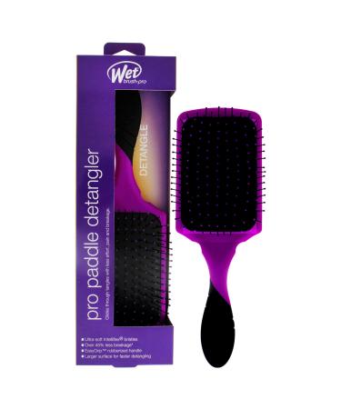 Wet Brush Pro Detangler Brush Paddle - Purple 1 Pc Purple 1 Count (Pack of 1)
