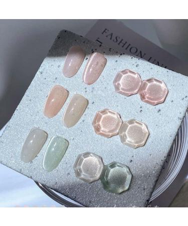 15ml Ice Transparent UV Semi Permanent Soak Off Nail Phototherapy Gel Nail Polish Cat Eye Gel Nail Lacquer - (Color: 4) - Buy Online on GoSupps.com