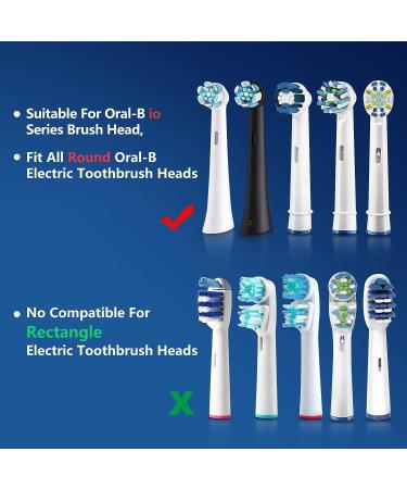 iO Toothbrush Head Covers for Oral B Electric Toothbrush - 4pcs Transparent Protection Covers for Travel & Home - Buy Online on GoSupps.com