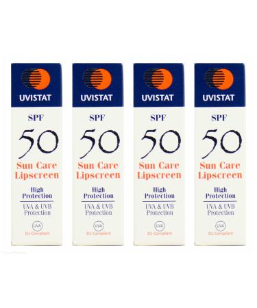 Multibuy 4x UVISTAT SPF 50 Sun Care Lipscreen - 5g