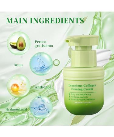  Generisch 2 Pack Luxury Collagen Firming Cream Plant Extracts Body Lotion Women Nourishing Fast Absorbing Luxury Collagen Cream for Neck Chest Arm Legs - Buy Online on GoSupps.com