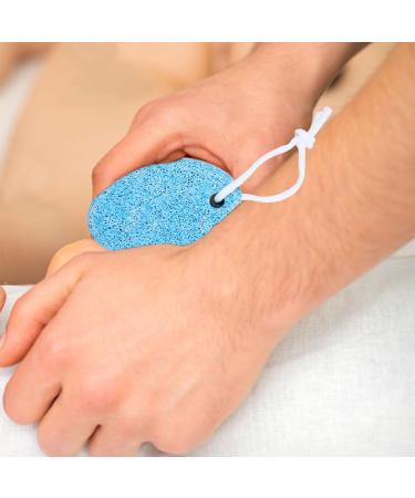 2Pcs Pumice Stone for Foot Polishing Stone for Feet Exfoliates Stone for Foot Feet Scrubber Foot Pumice Stone - Pink & Blue - Buy Online on GoSupps.com