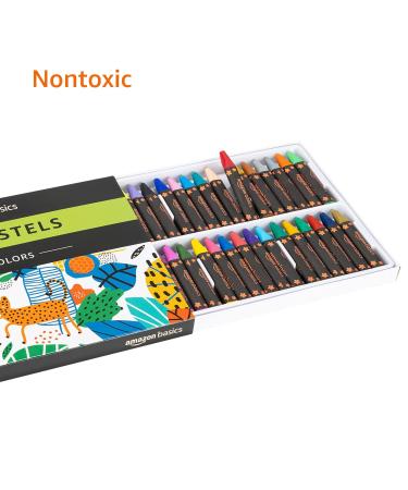 Amazon Basics 36-Count Washable Oil Pastels Crayon Set - Multiple Colors - Buy Online on GoSupps.com