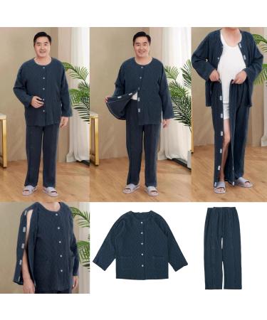 Clothing for Bedridden Patients | Tearable & Fracture Suits | Ideal for Elderly & Paralyzed | Dark Gray Medium - Buy Online on GoSupps.com