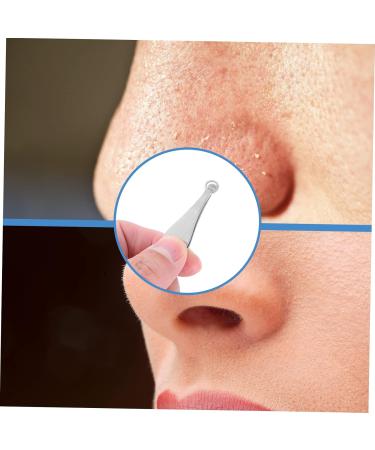 Ipetboom Nose Hair Trimming Tweezers - Silver Face & Beard Trimmer for Men | Precision Nose & Ear Hair Removal | Ingrown Nasal Hair Solution 9.3x1.3cm - Buy Online on GoSupps.com