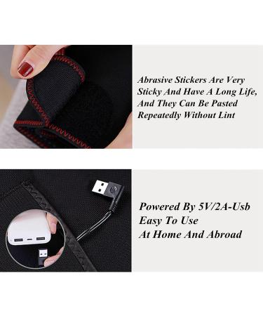 Portable Arm Heating Pad Wrap with Vibration Massage - USB Electric Heat Therapy for Muscle Soreness (Less Than 45CM) - Buy Online on GoSupps.com