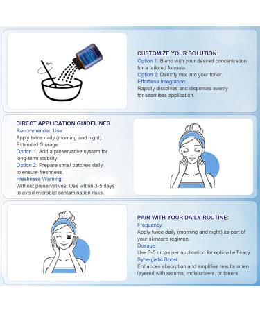 INNOCOSVATE GHK-Cu Copper Peptide Powder 99.9% Pure -Cosmetic Grade Blue Copper Peptide for Anti-Aging & Skin Repair -Ultra-Fine Soluble Crystals(1G) - Buy Online on GoSupps.com